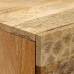 vidaXL Tables de chevet 2 Pièces 40x33x46 cm Bois de manguier solide