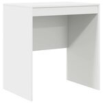 vidaXL Bureau avec rangement avec tiroir 2 Pièces Blanc 70 x 50 x 76 cm