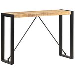 vidaXL Table console 110x35x76 cm Bois de manguier massif