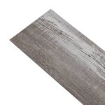 vidaXL Dalles de plancher PVC autoadhésif 5 21 m² 2 mm marron bois mat