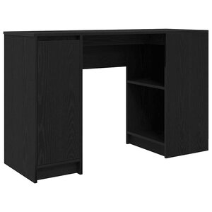 vidaXL Bureau chêne noir 120x42x76 cm bois d'ingénierie