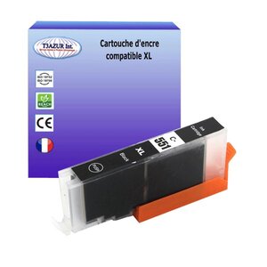 Cartouche compatible avec Canon Pixma MG5400, MG5450, MG5500, MG5550, MG5600, MG5650, MG5655 remplace Canon CLI-551 XL Photo Noire - T3AZUR