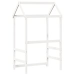 vidaXL Toit de lit pour enfants blanc 98x70x176 5cm bois de pin massif