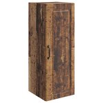 vidaXL Armoire Murale 33 x 34 5 x 90 cm Bois d'ingénierie Bois ancien