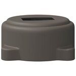 vidaXL Pied de parasol Argent 23 x 14 x 6 cm