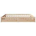 vidaXL Cadre de lit sans matelas 180x200 cm bois massif de pin