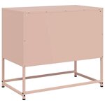 vidaXL Buffet haut blanc 100 5x39x107 cm acier