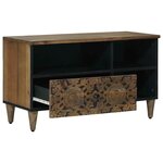 vidaXL Meuble TV Marron 80 x 33 5 x 46 cm Bois de mangue massif