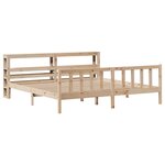 vidaXL Cadre de lit sans matelas 200x200 cm bois massif de pin