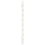 vidaXL Tête de lit murale Blanc 146x3x63 cm Bois massif de pin