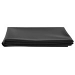 vidaXL Doublure d'étang Noir 5x6 m PVC 0 5 mm