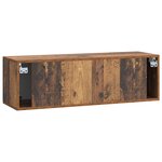 vidaXL Meuble TV mural Bois ancien 98 x 31 x 30 cm Bois d'ingénierie