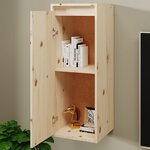vidaXL Armoire murale 30x30x80 cm Bois de pin massif