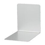 Lot de 2 Serre-livres Métal larges 14 x 12 x 14 cm Argent MAUL