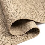 vidaXL Tapis 140x200 cm aspect jute intérieur et extérieur