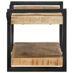 vidaXL Étagère murale 70x33x35 cm bois de manguier massif brut