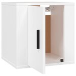 vidaXL Meubles TV muraux 2 Pièces Blanc 40x34 5x40 cm