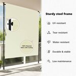 vidaXL Store roulant d'extérieur 150 x 270 cm Crème