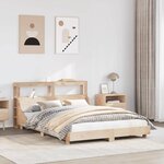 vidaXL Cadre de lit sans matelas 150x200 cm bois de pin massif