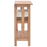 vidaXL Table console bois d'acajou massif 69x28x70 cm