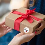 500 Etiquettes Fabriqué en France Rondes Autocollantes en rouleau - Ø 35 mm  - Fabriqué en France - 1 rouleau de 500 Stickers pour entrepreneurs  smallbusiness  DIY  scrapbooking.