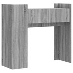 vidaXL Table console sonoma gris 100x35x90 cm bois d'ingénierie
