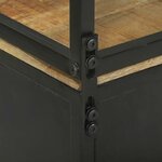 Armoire haute vidaXL 70x35x180 cm en Bois Massif de Manguier