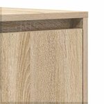 vidaXL Buffet en chêne Sonoma 120x41x75 cm en bois d'ingénierie
