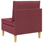vidaXL Sofa avec rangement Tissu