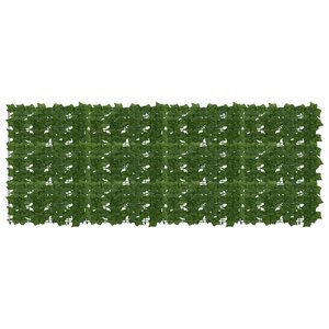 vidaXL Écran de balcon avec feuilles Vert 200 x 75 cm