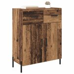 vidaXL Buffet Bois Ancien 69 5 x 34 x 90 cm Bois d'ingénierie