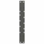vidaXL Pieds de table basse en forme de A 2 pièces Anthracite 70 x (42-43) cm Acier