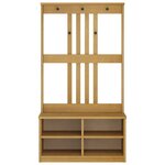 vidaXL Portemanteau SANDNES 87x40x159 5 cm bois massif pin