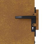 vidaXL Portail de jardin 85x175 cm acier corten