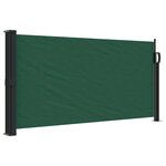 vidaXL Auvent latéral rétractable vert foncé 100x300 cm