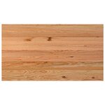 vidaXL Table à manger marron clair bois de chêne massif rectangulaire