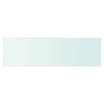 vidaXL Panneaux d'étagère 2 Pièces Verre Transparent 70 x 20 cm