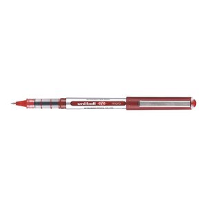 Roller encre liquide EYE UB150 pointe Fine 0 5mm Rouge x 12 UNI-BALL