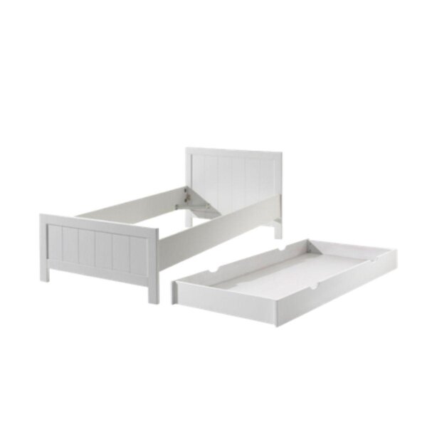 ERIK  Lit simple 90x200 cm + Lit gigogne
