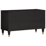 vidaXL Meuble TV 80x31x46 cm bois massif de manguier
