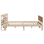 vidaXL Cadre de lit avec tête de lit sans matelas 120x190 cm