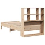 vidaXL Lit bibliothèque sans matelas 100x200 cm bois massif de pin