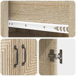 vidaXL Ensemble de Meubles 2 Pièces Chêne Sonoma 66 x 34 5 x 89 5 cm