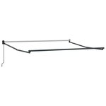 vidaXL Auvent manuel rétractable bordeaux 300x250 cm