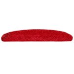 vidaXL Tapis d'escalier 10 Pièces 65x21x4 cm Rouge