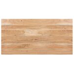 vidaXL Table de salle à manger 120x60x76 cm Bois solide d'acacia