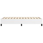 vidaXL Cadre de lit Blanc 90x200 cm Similicuir