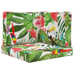 vidaXL Coussin de canapé d'extérieur 3 Pièces coloré Polyester