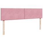 VidaXL Cadre de lit ottoman avec matelas rose 160x200 cm velours