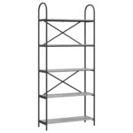 vidaXL Étagère Gris Sonoma 80 x 30 x 183 cm Bois d'ingénierie
